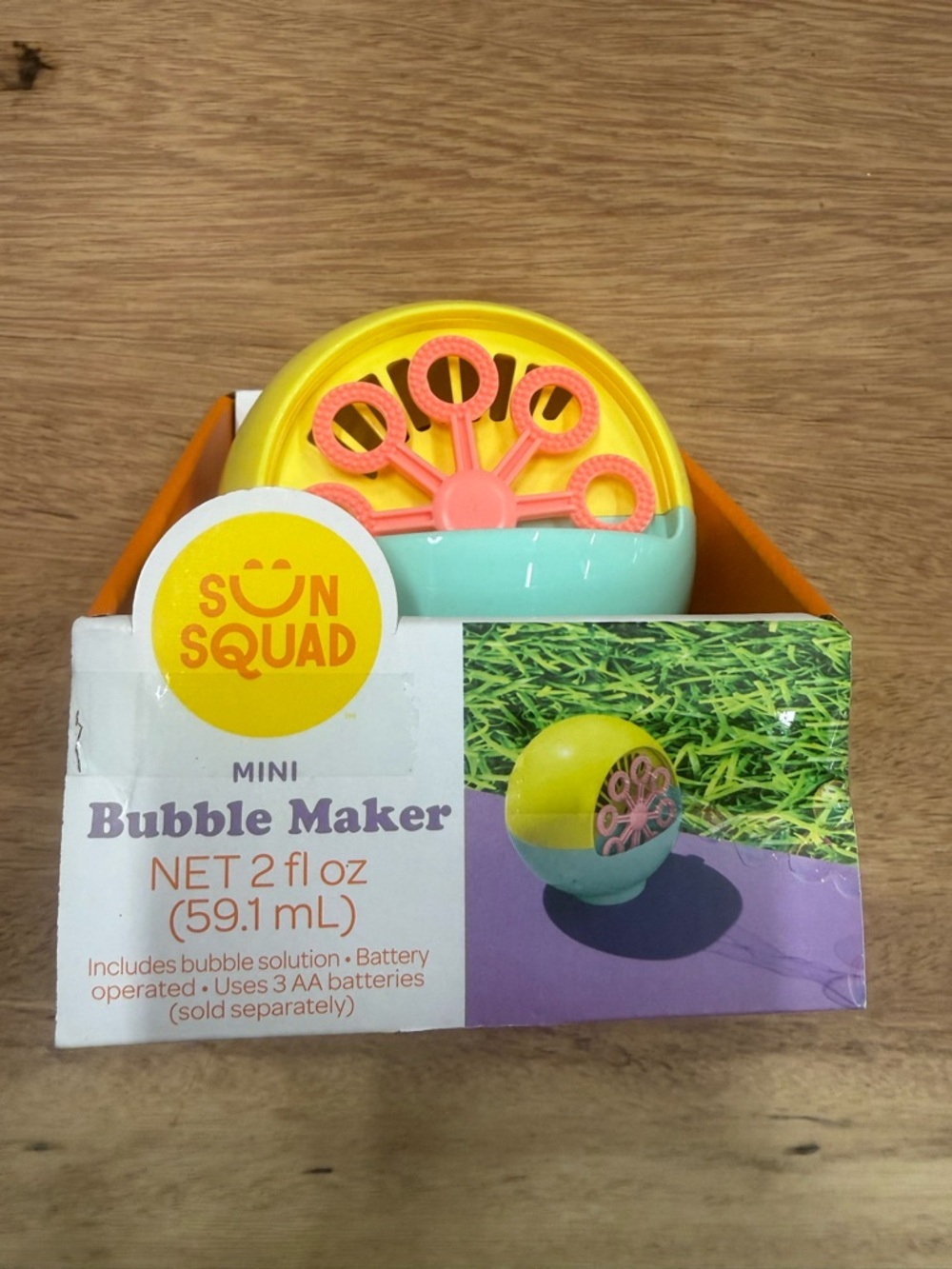 Sun Squad Mini Bubble Maker -‎ Yellow Mint Pink